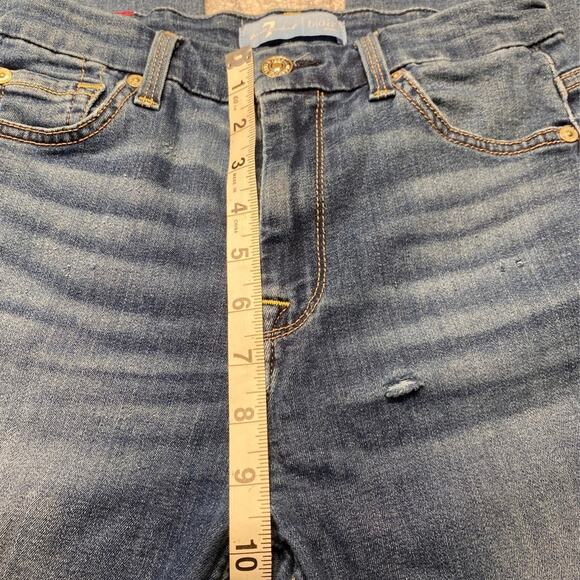 Sz 24- 7 For All Mankind jeans - Picture 4 of 9